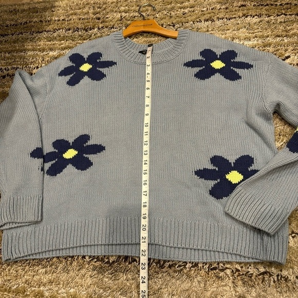 RAILS XXL Zoey Daisey Knit Flower Print Pullover Sweater - Picture 11 of 12